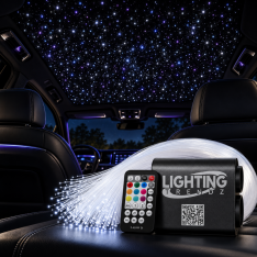 Lighting Trendz Hyper Pro RGBW LED Starlight Headliner; 1100 Fibers - Dual Channel